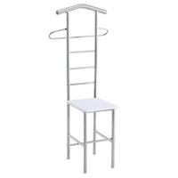 HERRENDIENER JIVO - Weiß, Metall (53/121/47cm) - CARO-Möbel