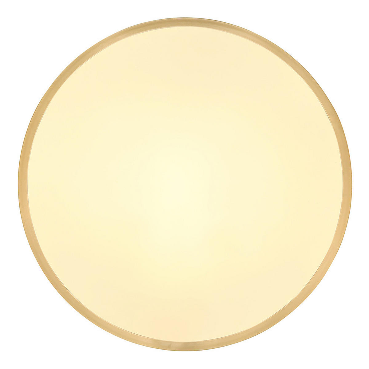 LED DECKENLEUCHTE Metall Messing warmweiß - Messingfarben, Metall (35/35/3cm) - Globo Lighting