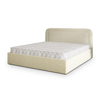 POLSTERBETT BENIRA Q 180x200 cm mit Bettkästen - Creme - Creme, Holz (180/200cm) - MASSENO
