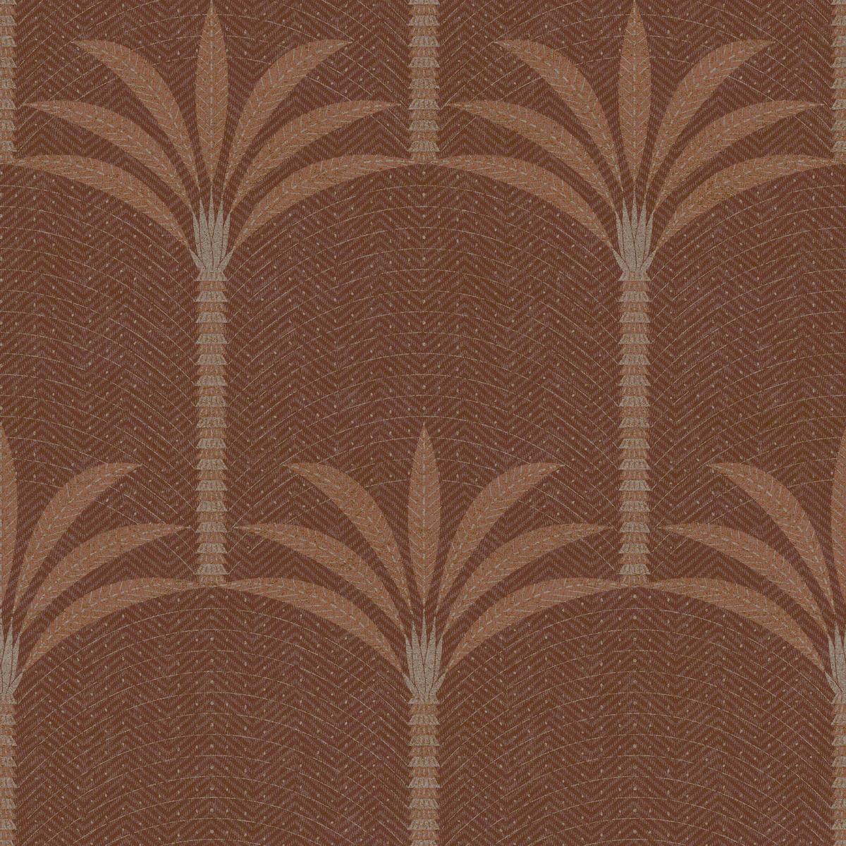 VLIESTAPETE - Palmbaum 1000x52cm - Terracotta, Papier/Kunststoff (52/1000cm) - Superfresco Easy