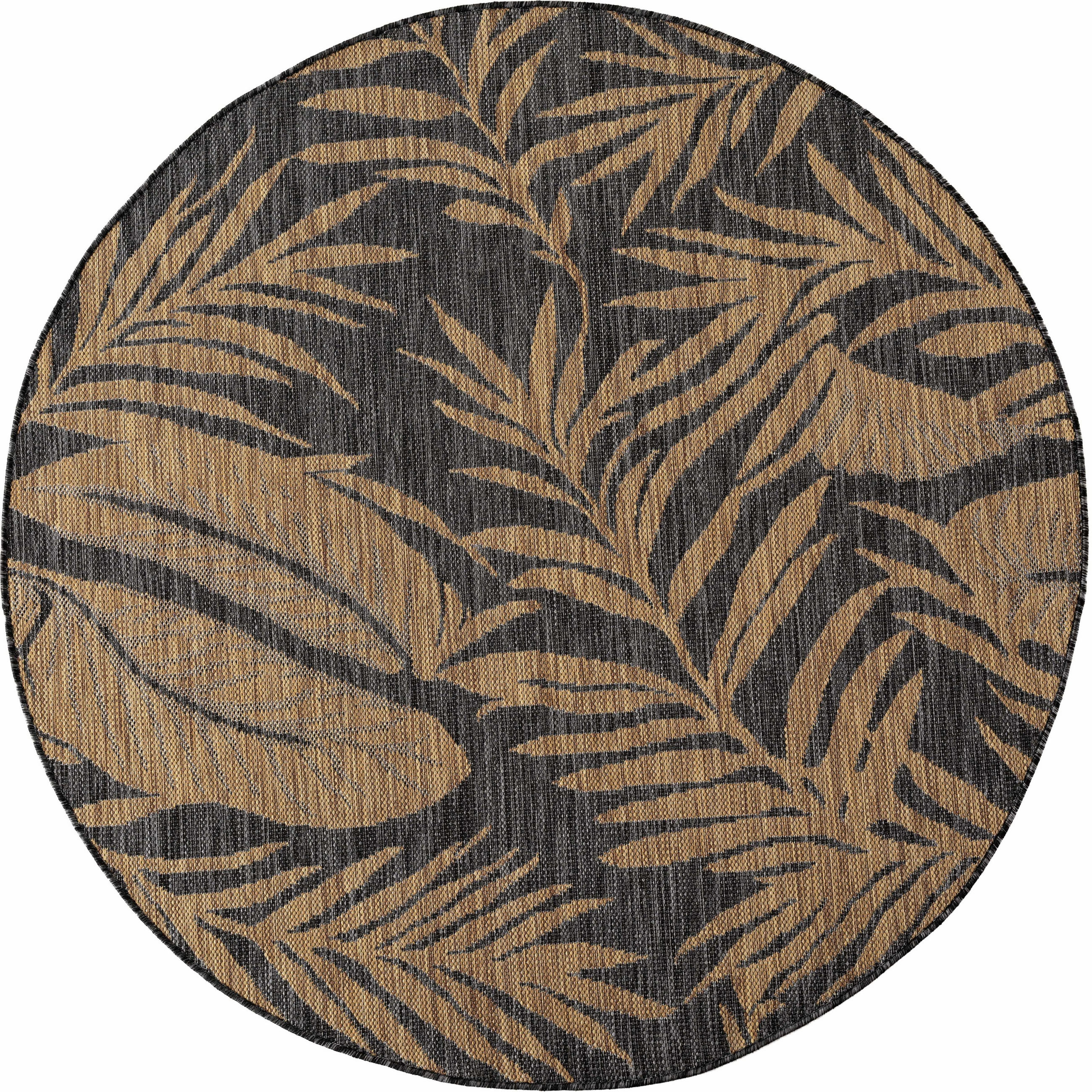 Kadima Design Teppich Schwarz 200x200 cm