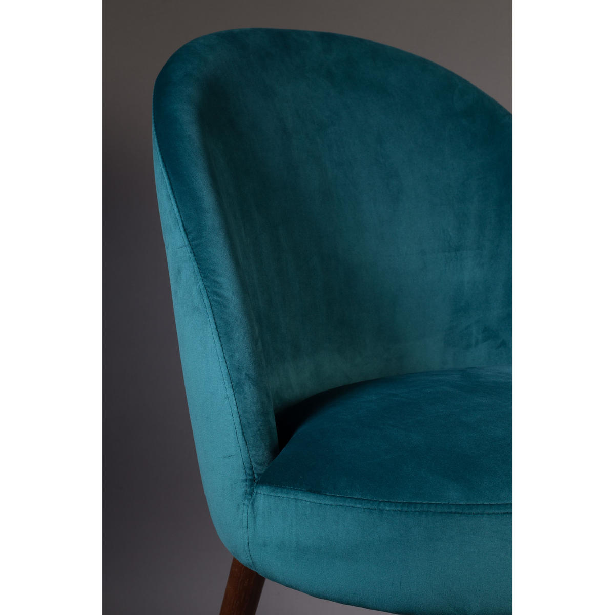 ESSZIMMERSTUHL Barbara Blau - 2 er Set - Blau, Textil (51/85.5/59cm) - Dutchbone