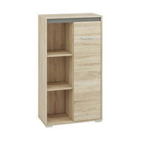 KOMMODE – AVO 08 – 69 cm – Avo – Sonoma Eiche / Dunkelgrau - Dunkelgrau/Sonoma Eiche, Holzwerkstoff (69/123/34cm) - hi-markt