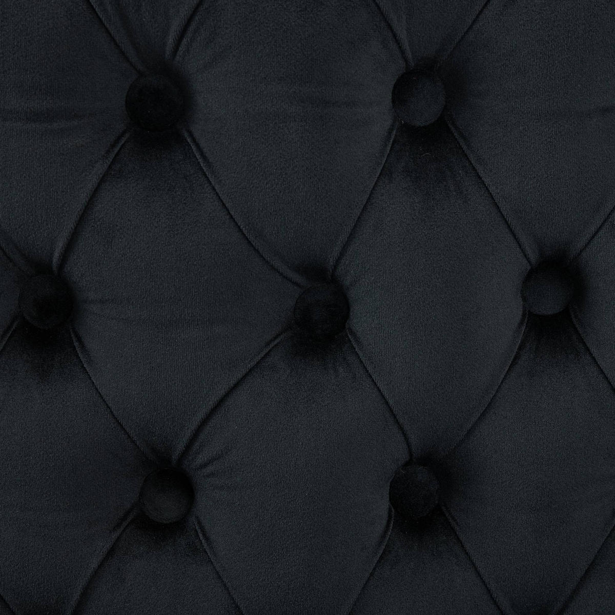 SITZBANK DE-36330 2-Sitzer mit silbernen Beinen Schwarz - Schwarz, Metall (116/89.5/58cm) - ComfortXL