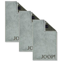 GÄSTETUCH Unisex Classic Frottier Grün 3er Pack Baumwolle - Grün, Textil (200/135cm) - Joop!