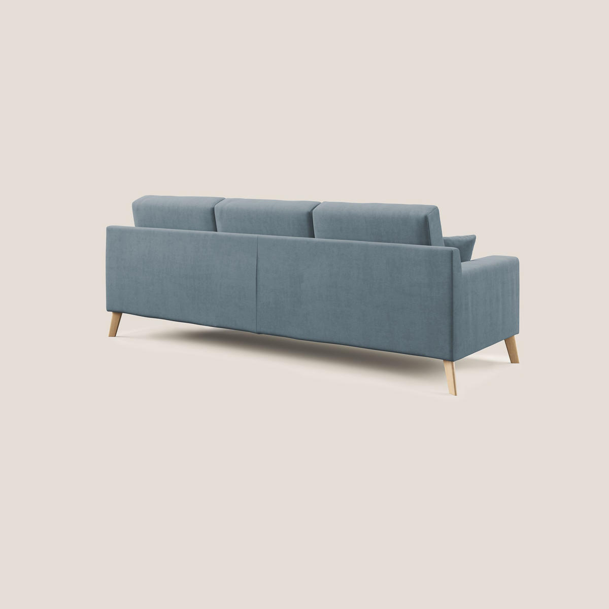 ECKSOFA Danish - Hellblau, Textil (237/91cm) - Divani.store