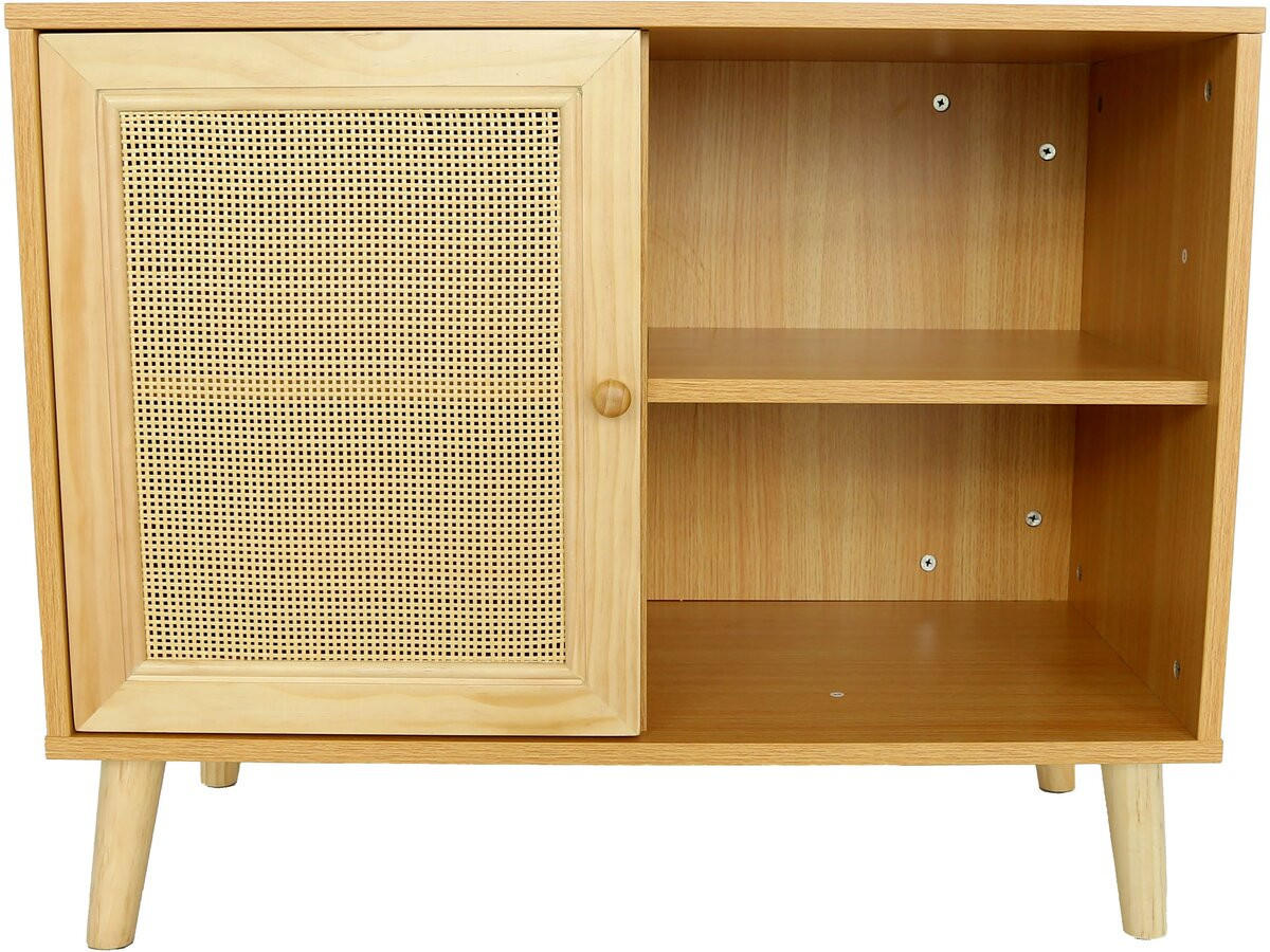 BUFFETSCHRANK iguane Braun - Braun, Holz (39/66/80cm) - Habitat Garten