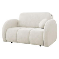 SCHLAFSOFA Viva Comfy II - Creme/Schwarz, Holz/Textil (132/85/103cm) - MIRJAN24