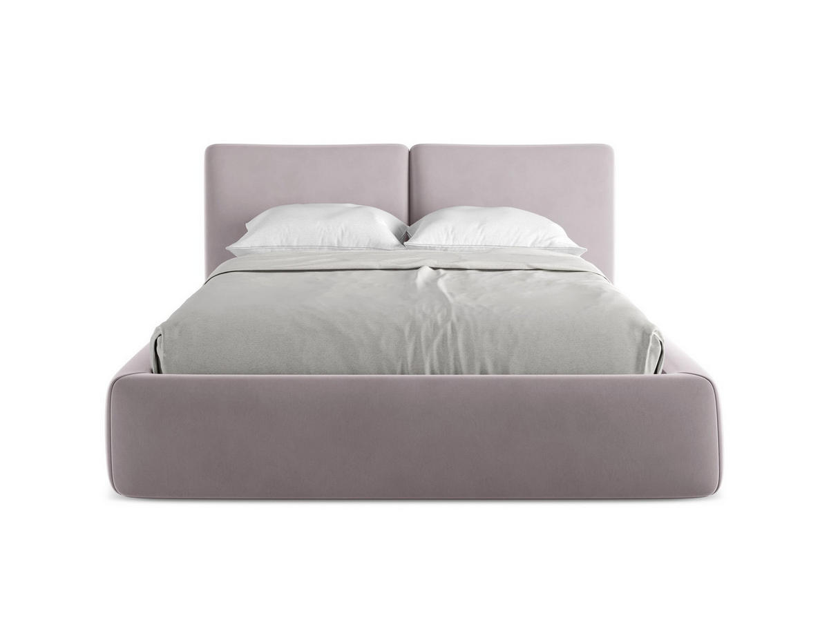 POLSTERBETT mit Bettkasten und Lattenrost 160x228 Violett - Lila/Flieder, Kunststoff/Textil (140/200cm) - Makamii