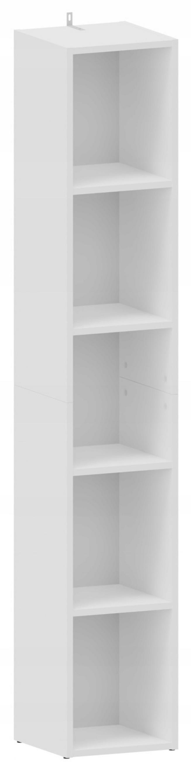 Matkam Möbel Hochregal Weiß 30x175x30 cm
