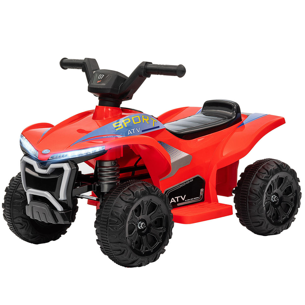 ELEKTRO-QUAD DE-13097 6V Rot - Rot, Kunststoff (71/40.5/45cm) - ComfortXL