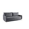 SCHLAFSCHLAFSOFA Moris, Grau - Grau, Textil (217/88/99cm) - Bettso