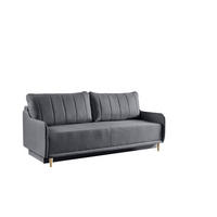 SCHLAFSCHLAFSOFA Moris, Grau - Grau, Textil (217/88/99cm) - Bettso