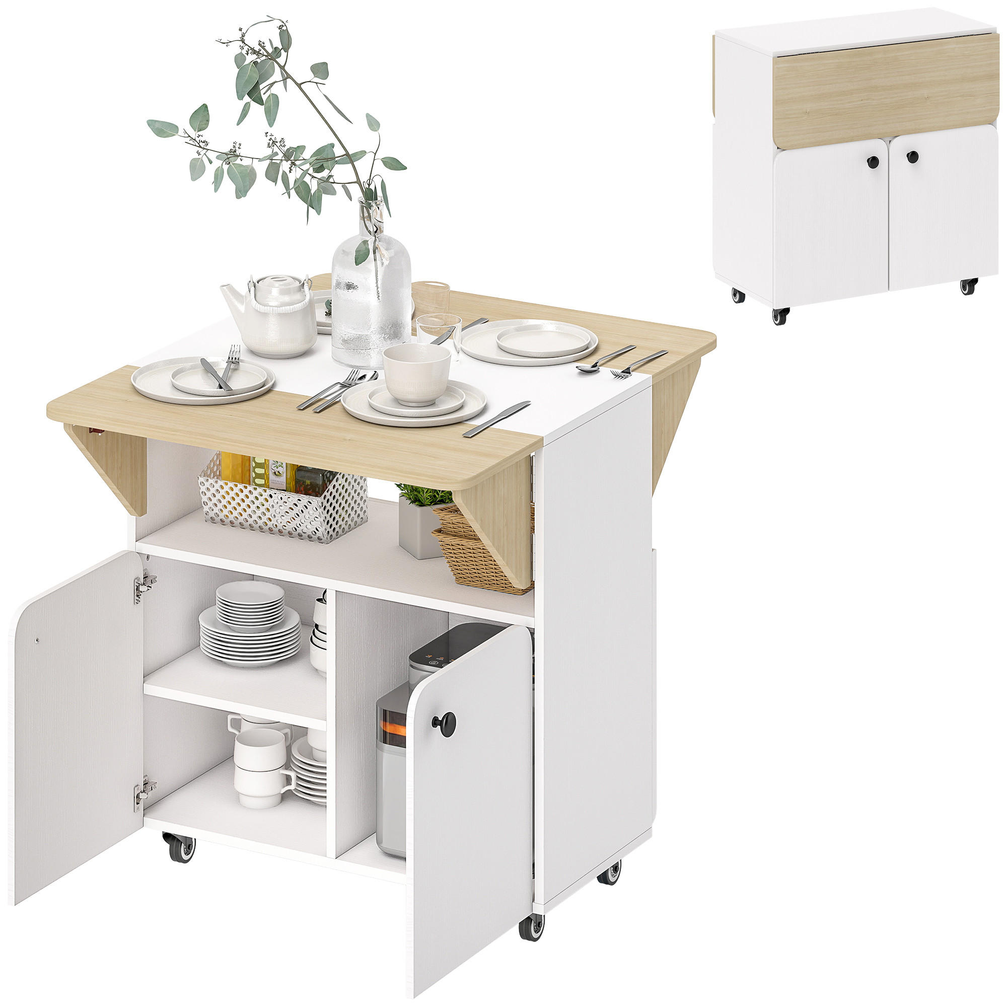 ESSTISCH Weiß 1 Stück - Weiß, Kunststoff (83/70/75cm) - GiPP
