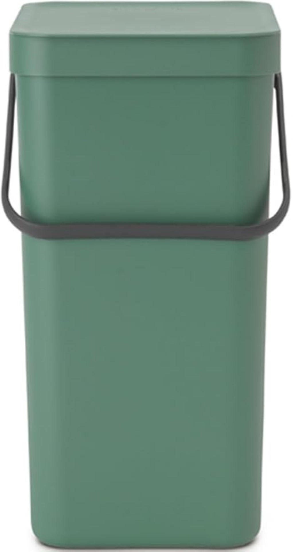 MÜLLEIMER Mit Stay Open Deckel 16 Liter 40 x 27,9 x 22 cm Kunststoff Dunkelgrün - Grün, Kunststoff (27.9/40/22cm) - PROREGAL
