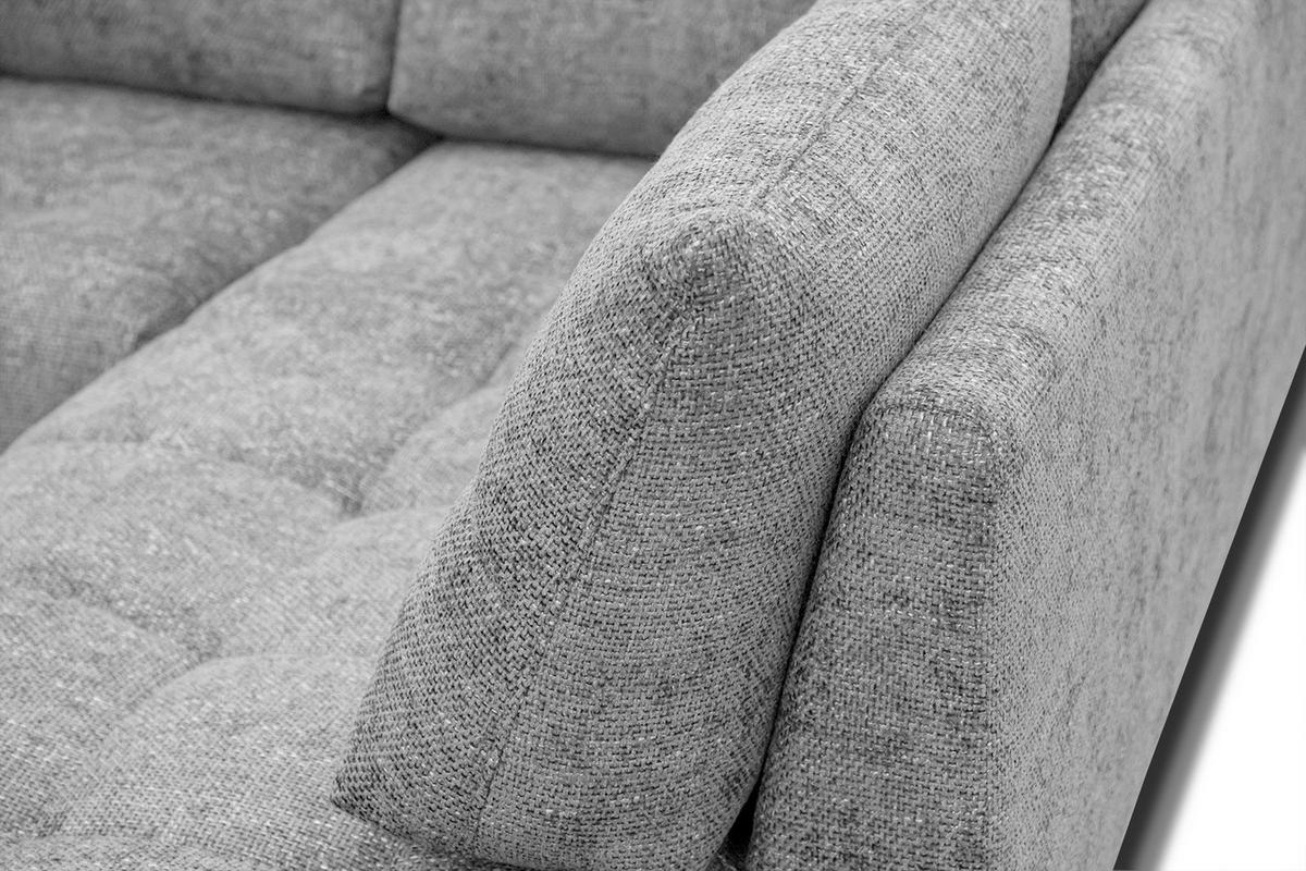 ECKSOFA SALVINI 5-Sitzer, grau - Schwarz/Grau, Holzwerkstoff/Textil (292/158cm) - Courtois Laville