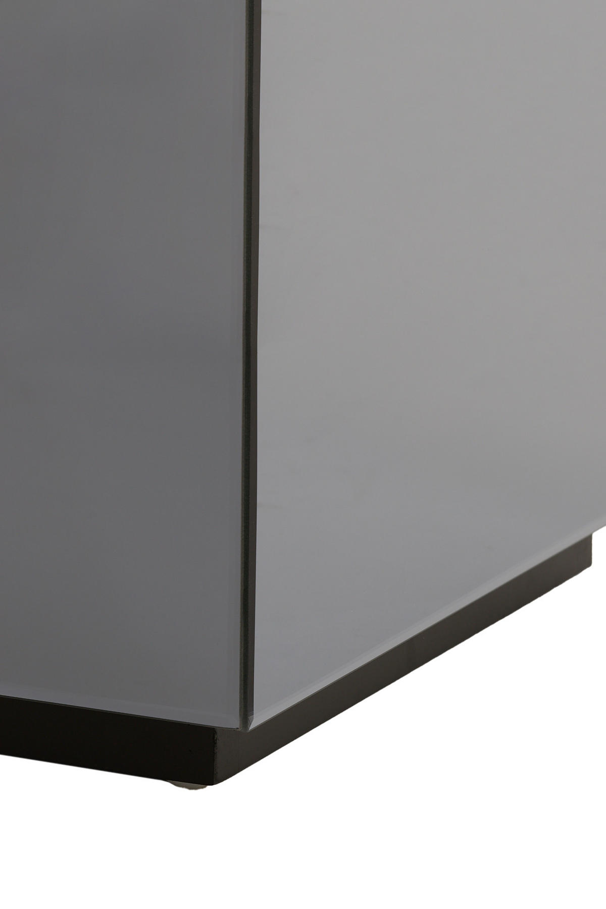 BLUMENSÄULE Daxton Grau 30/30/80 cm - Grau, Glas (30/30/80cm) - Light & Living