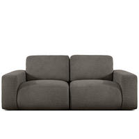 2-SITZER SOFA ZUCCO, Dunkelbraun - Dunkelbraun, Holz/Holzwerkstoff (212/85/100cm) - KONSIMO®