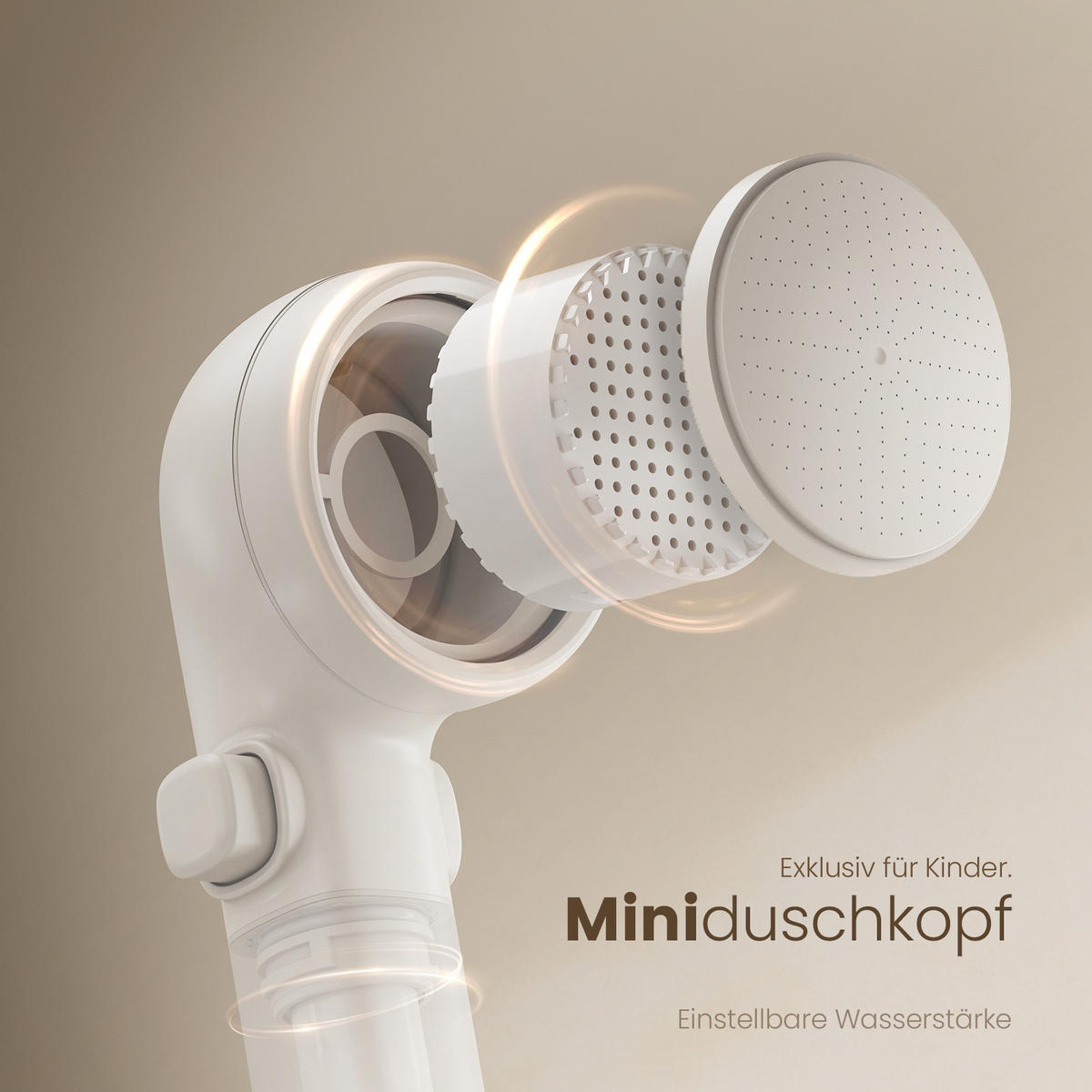 ÜBERKOPFBRAUSESET mit Handbrause Thermostat Vielseitig Weiß - Weiß, Metall (40/113/58cm) - EMKE