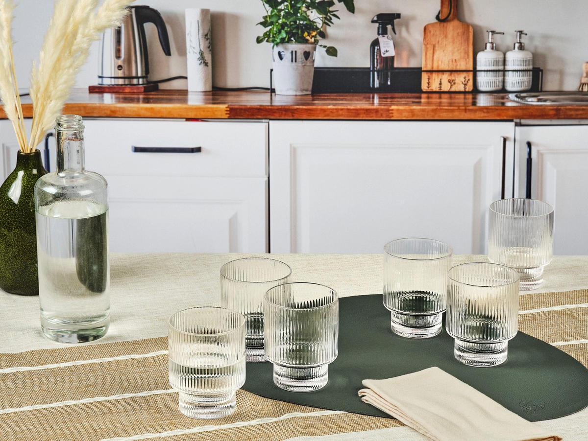 TRINKGLAS Linje 300ml - 6er-Set - Transparent - Transparent, Glas (0.3L) - Björn