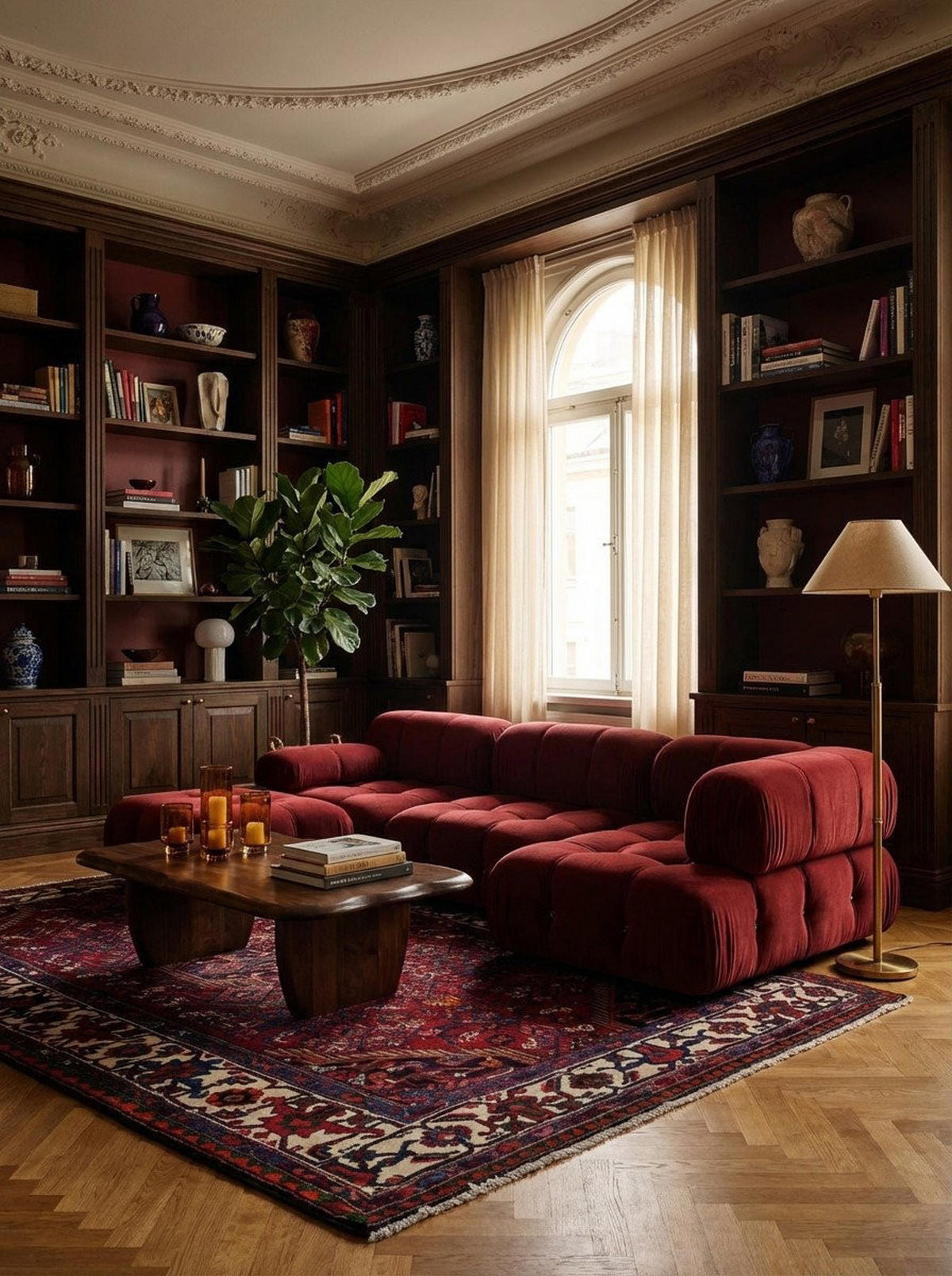 TEPPICH Assadabad Rot 240/139 cm Schurwolle - Rot, Textil (139/240cm) - Looma