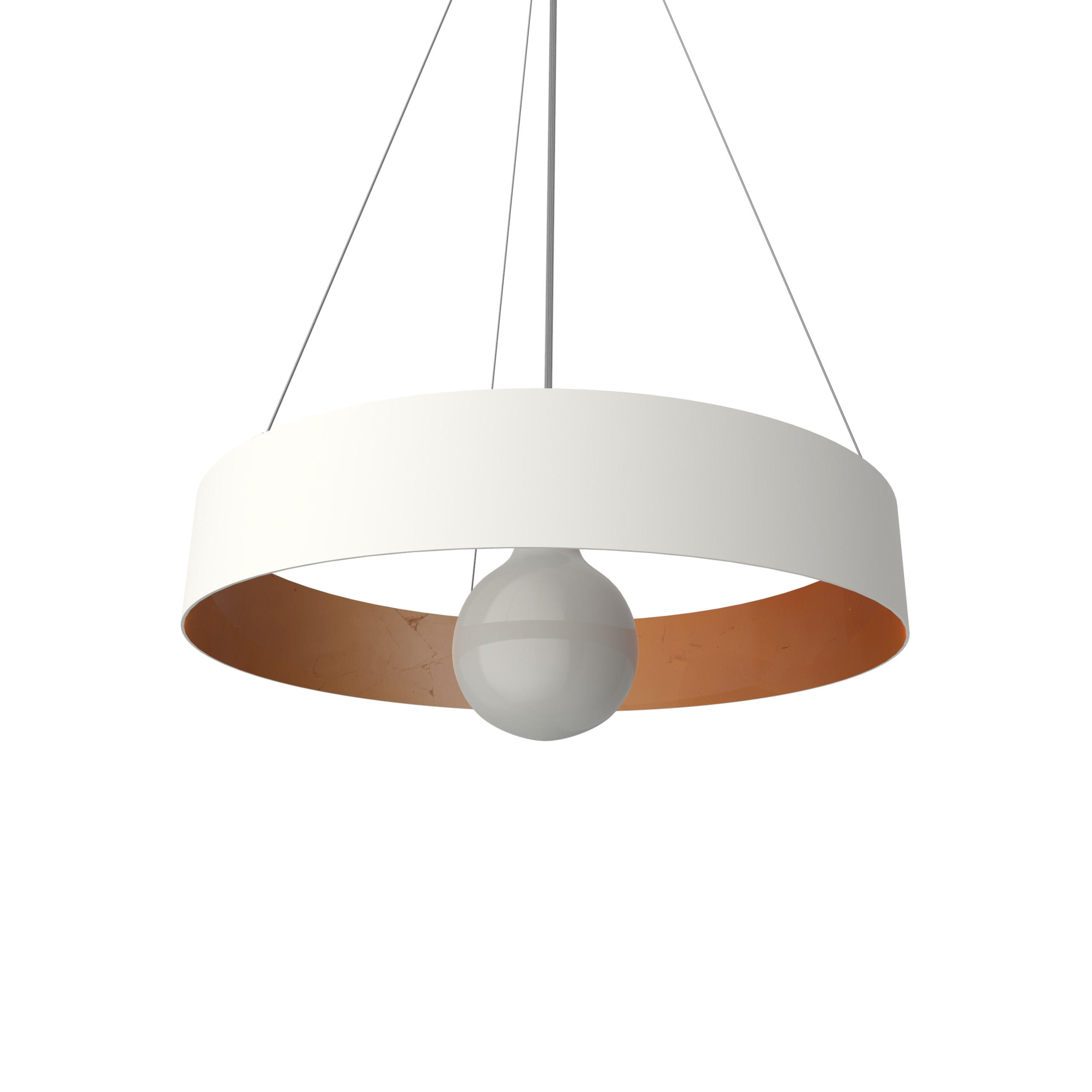 HÄNGELEUCHTE - Kupferfarben, Metall (40/40/6cm) - Lumicom