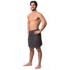 BADEMANTEL, L/XL, 100% Baumwolle, Grau - Anthrazit, Textil (L/XLnull) - Zollner