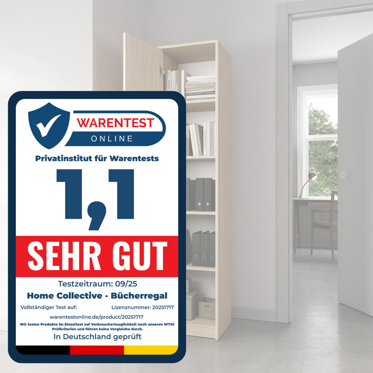 MEHRZWECKSCHRANK mit 4 Einlegeböden 50 cm Breite in sonoma - Sonoma Eiche, Holzwerkstoff (50/180/35cm) - Home Collective