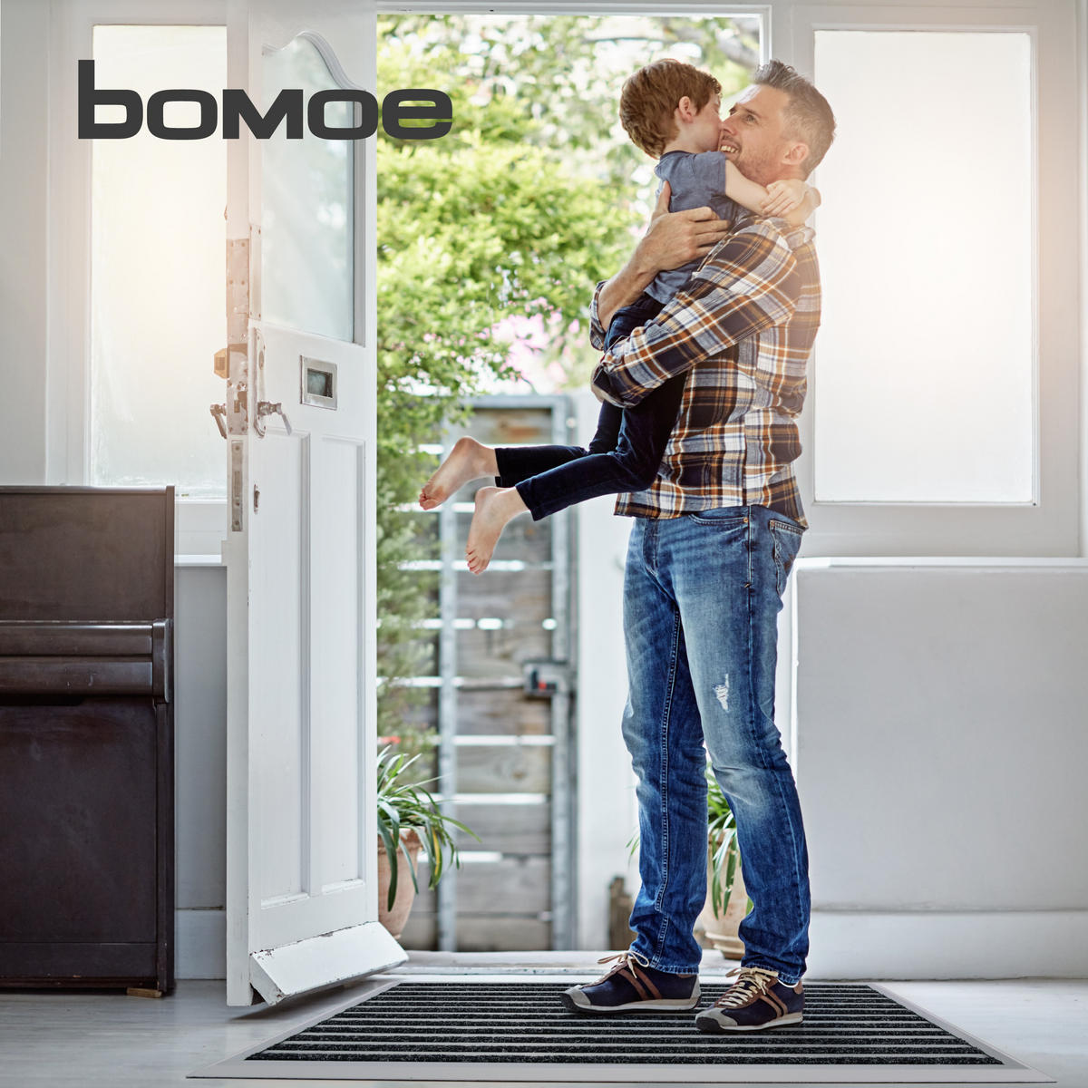 ALU-FUSSMATTE AluGant DL - Silberfarben, Metall (100/70cm) - BoMoe