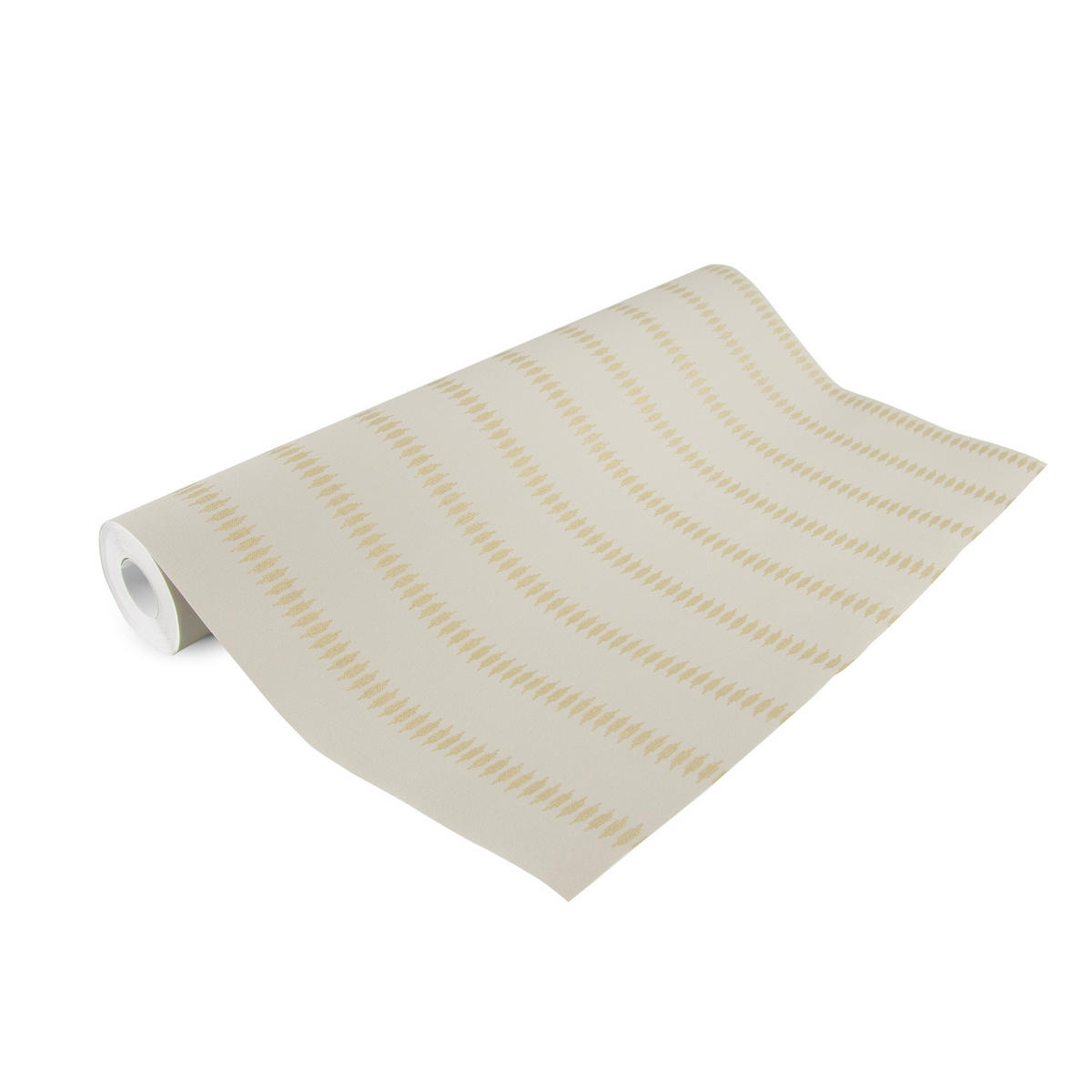 VLIESTAPETE Gold Diamant Flachs - Goldfarben/Braun, Papier/Kunststoff (53/1000cm) - Walldoctor