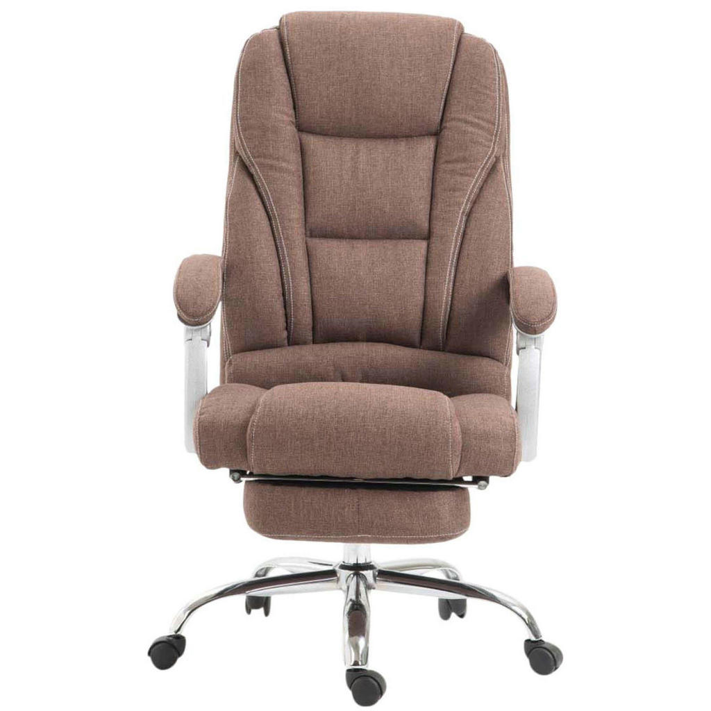 Thumbnail - TPFLiving Bürostuhl, Braun, Textil, 68x127x64 cm, Arbeitszimmer, Bürostühle, Drehstühle
