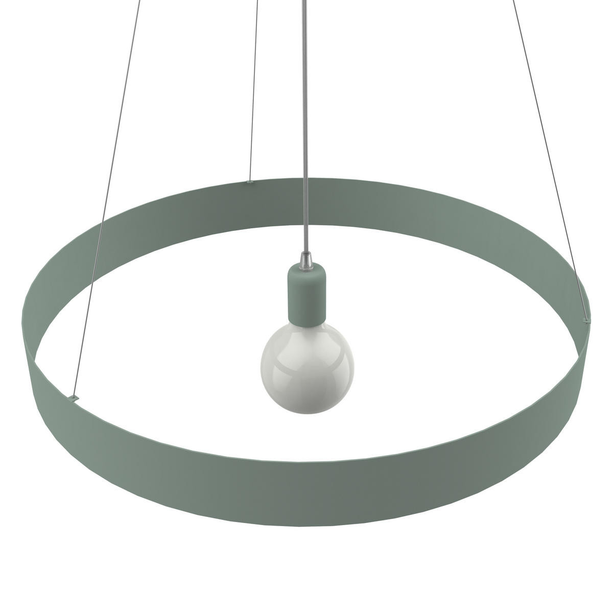 HÄNGELEUCHTE - Grün, Metall (60/60/6cm) - Lumicom