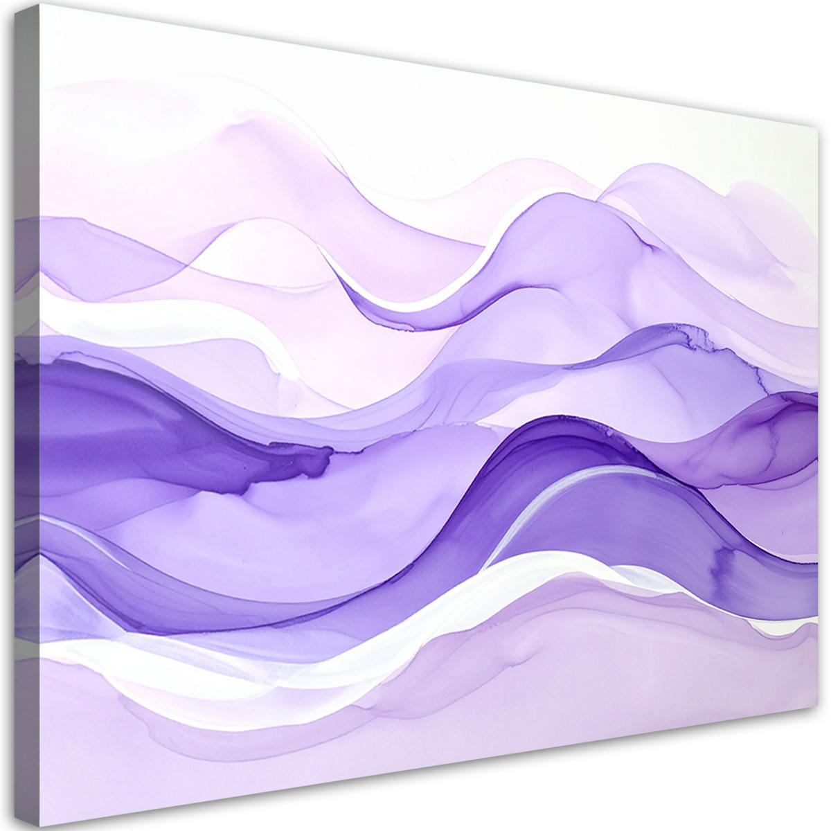 LEINWANDBILD Abstraktion 120x80cm - Lila, Textil (120/80cm) - Feeby