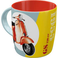 KAFFEETASSE 330 ml Vespa GS 150 Since 1955 - Multicolor, Keramik (0.33L) - Nostalgic-Art