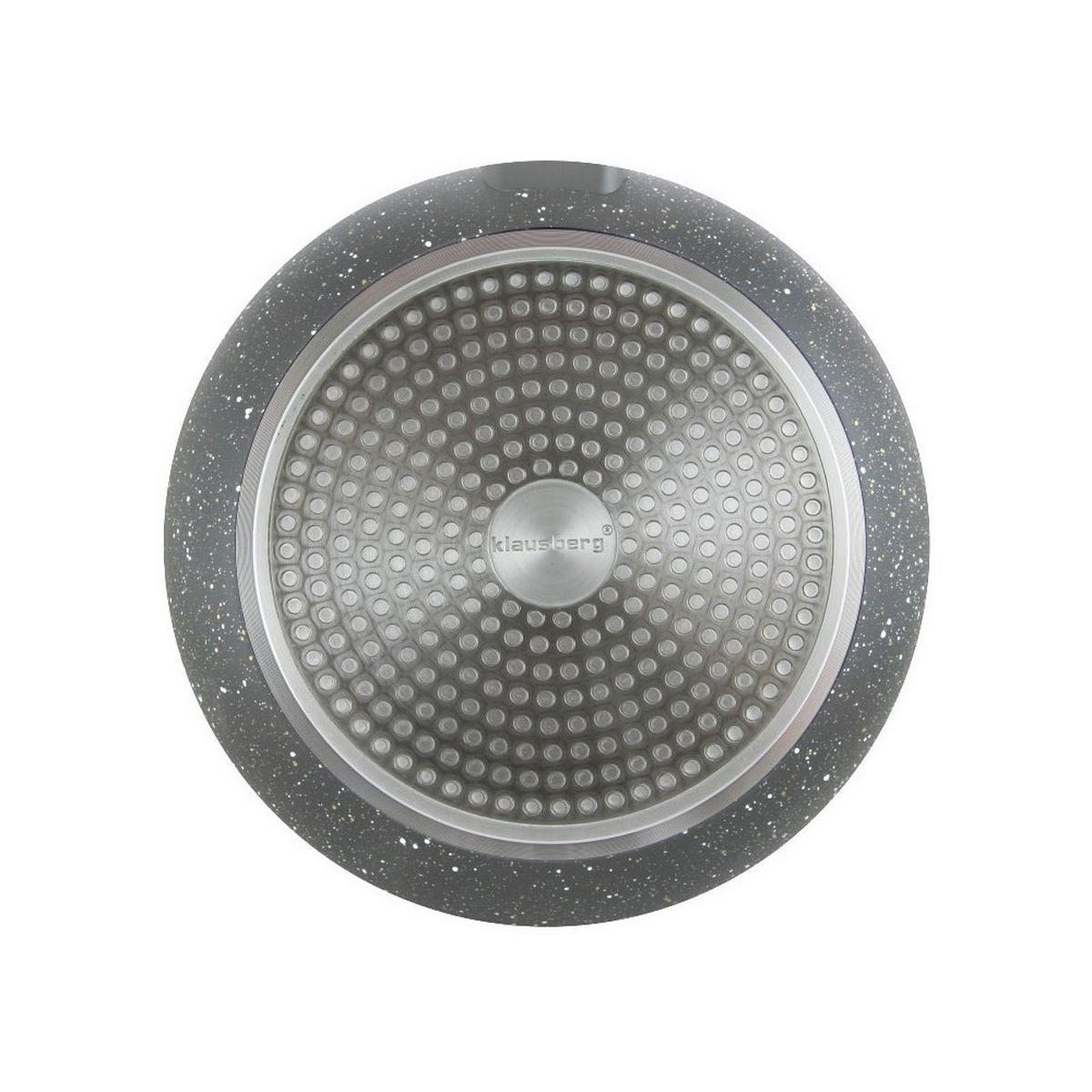 PFANNE Grau 24/24/4.8 cm KB7316 - Grau, Metall (24cm) - Klausberg 