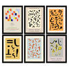 POSTER Set Mit 6 Illustrationen Von Paul Klee A3 Schwarzer Rahmen - Schwarz, Papier (29/3cm) - Nacnic