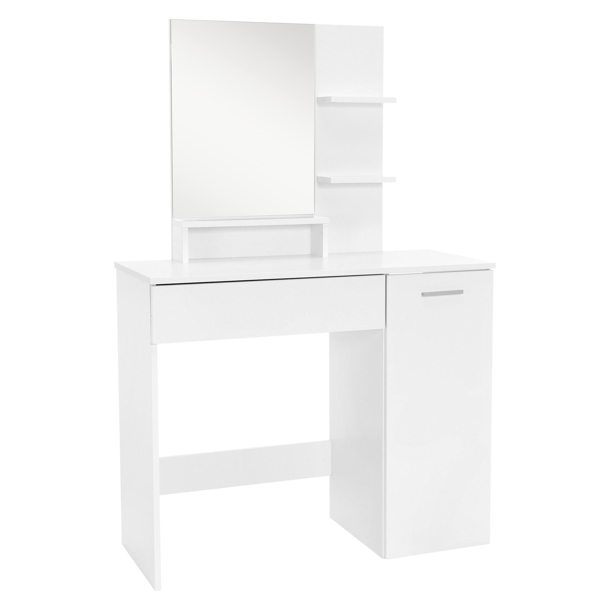SCHMINKTISCH - Weiß, Holzwerkstoff (38/138/90cm) - ML-DESIGN