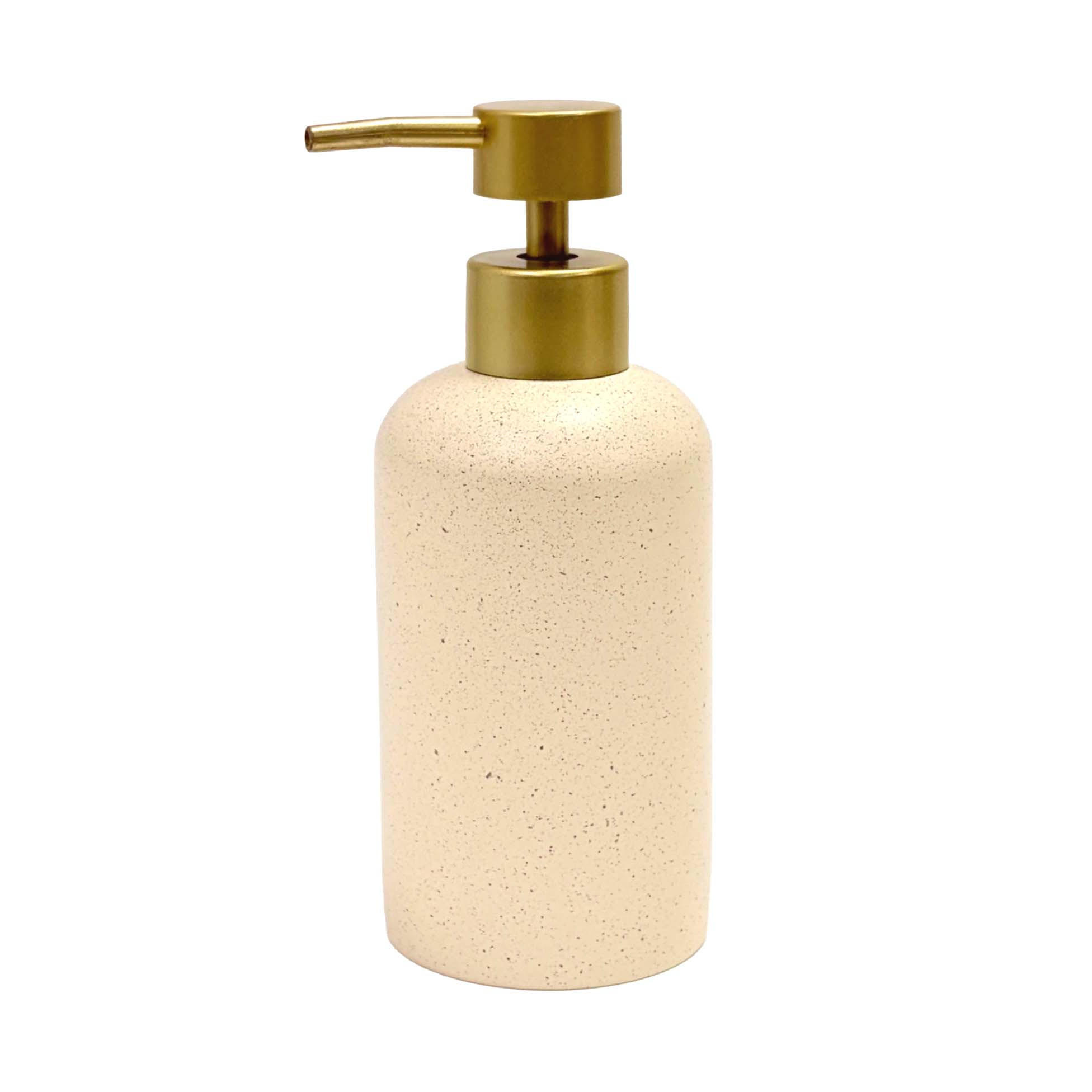 SEIFENSPENDER Oria 7/7/17,5 cm - Beige, Kunststoff (7/17.5/7cm) - Douceur d´intérieur