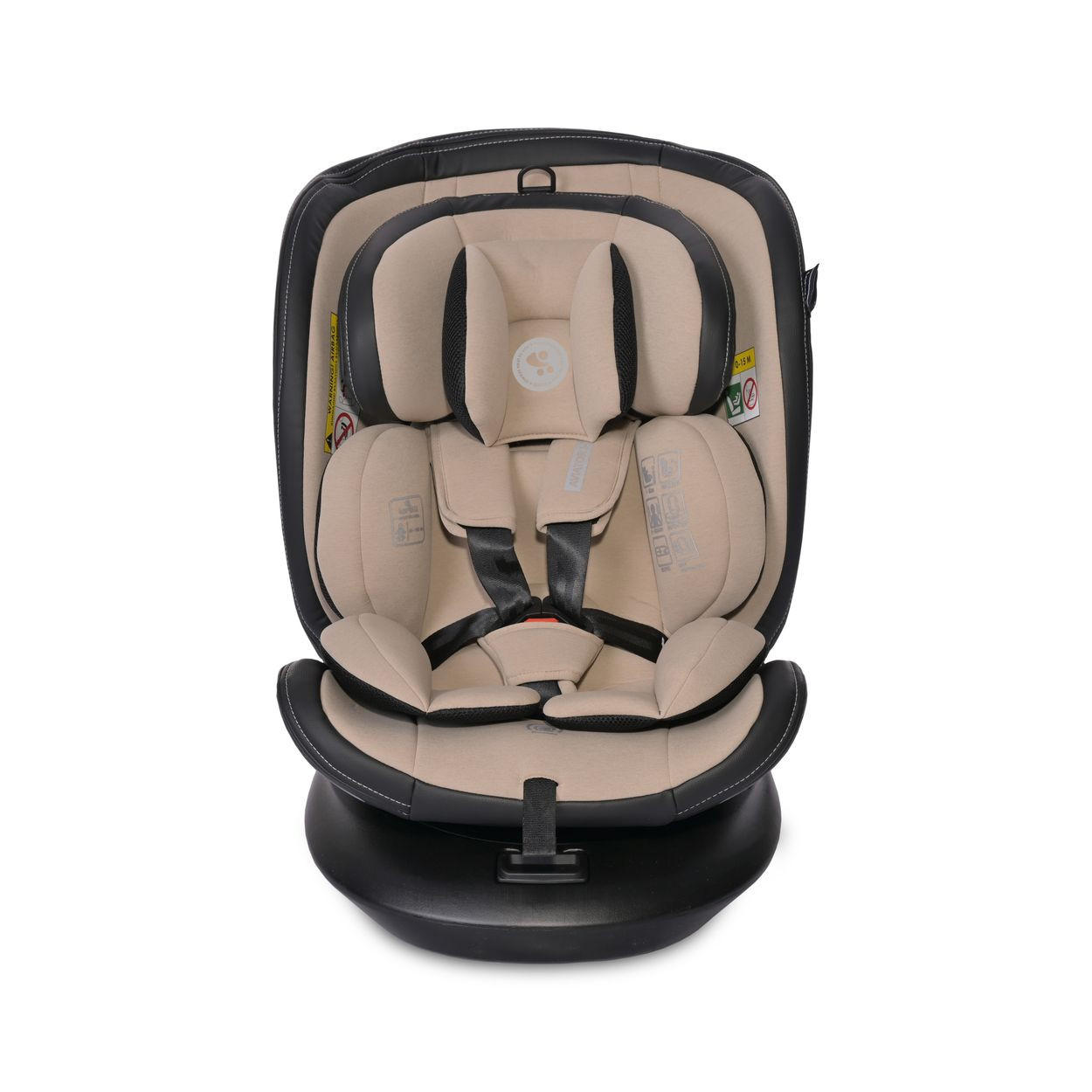 KINDERSITZ i-Size Aviator beige (40-150cm) 360° drehbar, verstellbar, Isofix - Beige, Kunststoff (47/62/52cm) - Lorelli