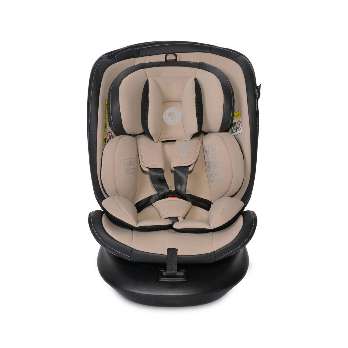KINDERSITZ i-Size Aviator beige (40-150cm) 360° drehbar, verstellbar, Isofix - Beige, Kunststoff (47/62/52cm) - Lorelli