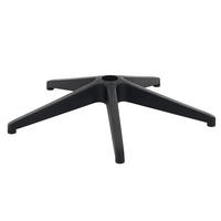 FUSSKREUZ 60CM LOCH Ø5CM Schwarz - Schwarz, Kunststoff (60/12/60cm) - MCW