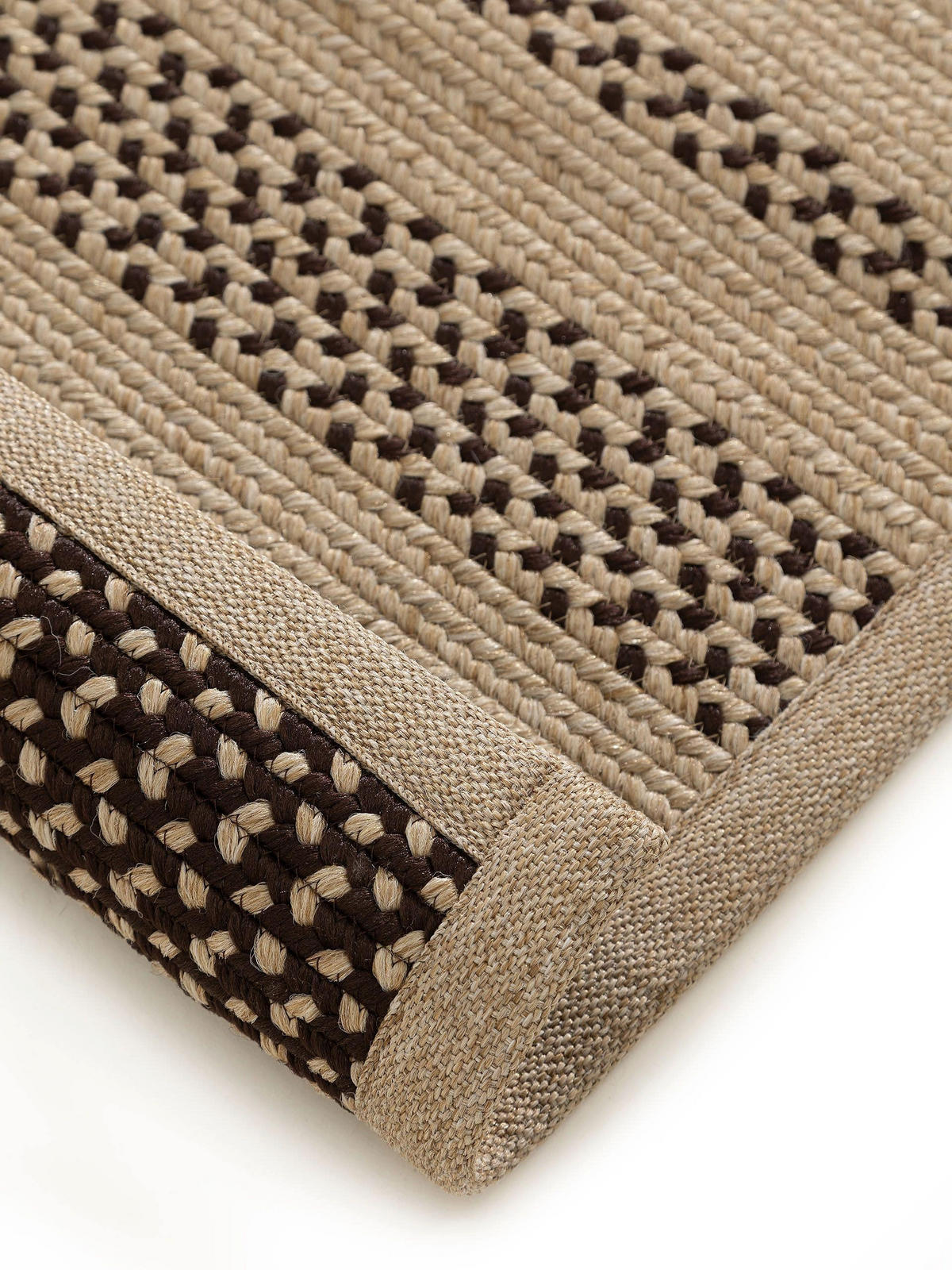OUTDOORTEPPICH Nandi Braun 120x170 cm - Braun, Textil (120/170cm) - benuta Nest
