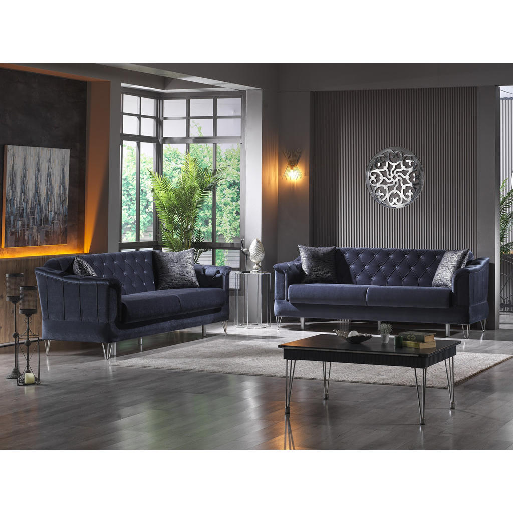 Thumbnail - Villa Möbel Sitzgarnitur, Anthrazit, Textil, Buche, 4-Sitzer, 165x85x85 cm, Wohnzimmer, Sofas & Couches, Sitzgarnituren