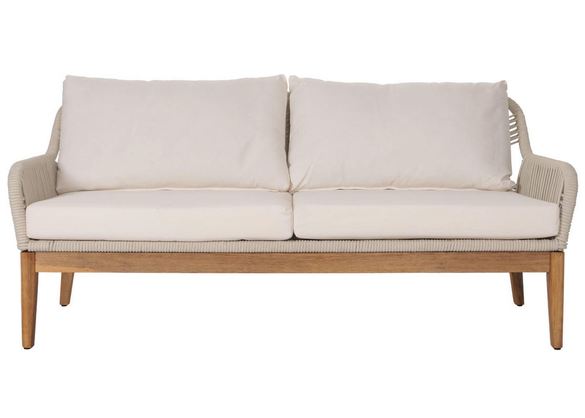 GARTENGARNITUR Creme - Creme, Holz - PROREGAL