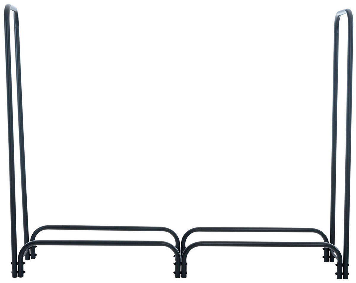 KAMINHOLZREGAL 150/36/120 cm Metall anthrazit - Anthrazit, Metall (150/120/36cm) - CLP