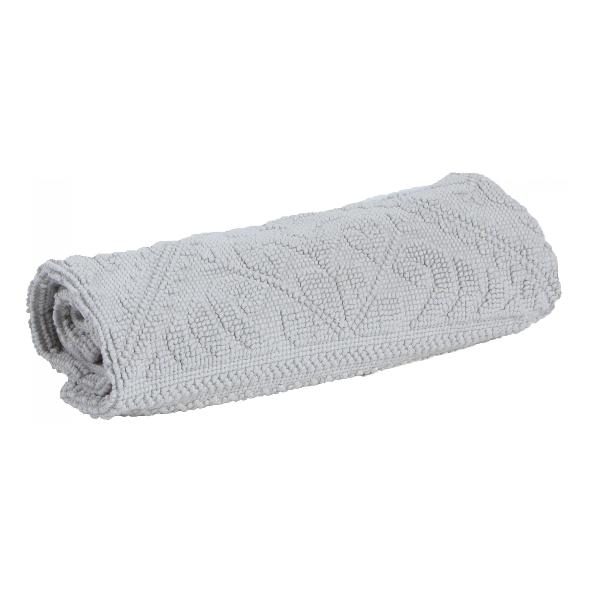 BADEMATTE Enzo kreide 70 x 140 cm - Creme, Textil (70/140cm) - Vivaraise