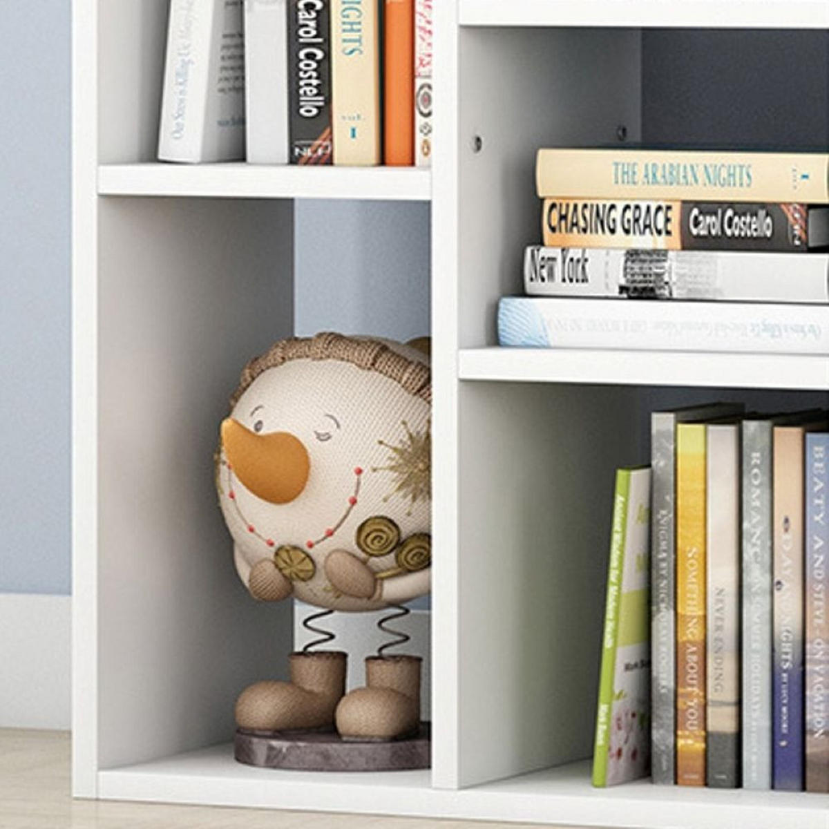 BÜCHERREGAL, weiß 50/24/80 cm - Weiß, Holzwerkstoff (50/80/24cm)