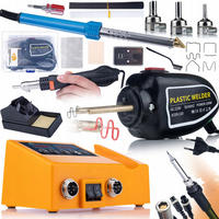 LÖTSTATION OH660 2-in-1 Set, Hot-Air+900M, 660W, 100-500 °C, Tacker 100W 400 Klammern, Lötkolben 80W - Multicolor, Kunststoff/Metall (10/10/10cm)