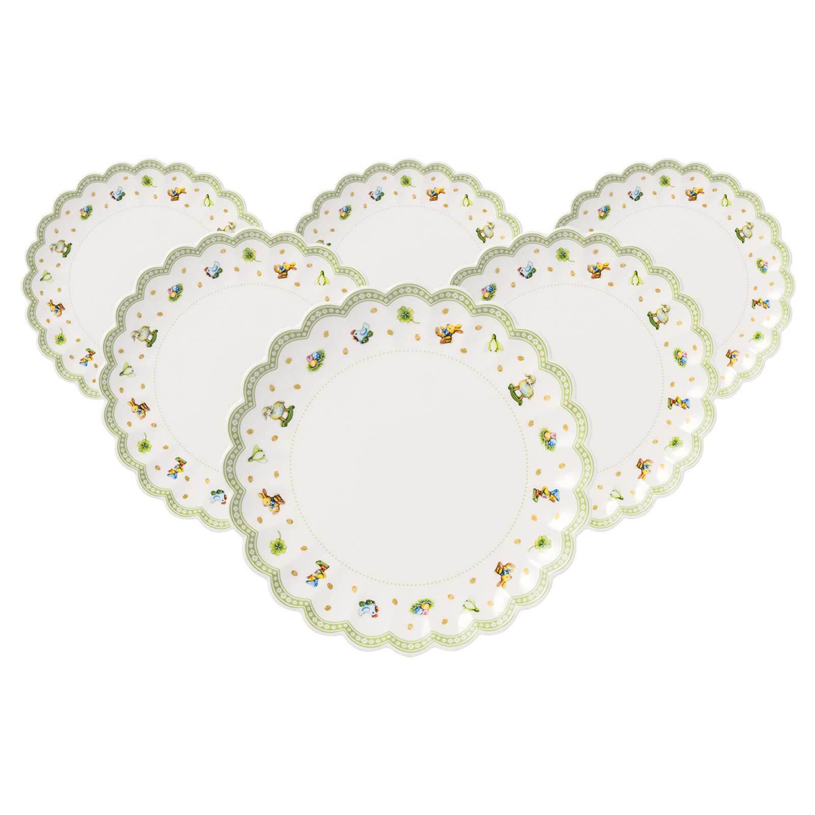 FRÜHSTÜCKSTELLER Easter Delight grün ø 21,9 cm 6er Set - Grün, Keramik (21.9cm) - Villeroy & Boch