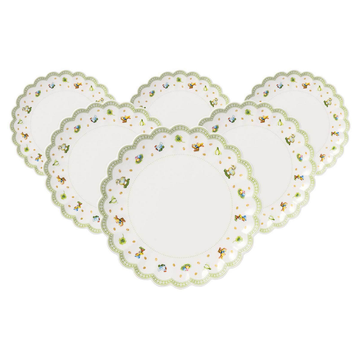 FRÜHSTÜCKSTELLER Easter Delight grün ø 21,9 cm 6er Set - Grün, Keramik (21.9cm) - Villeroy & Boch